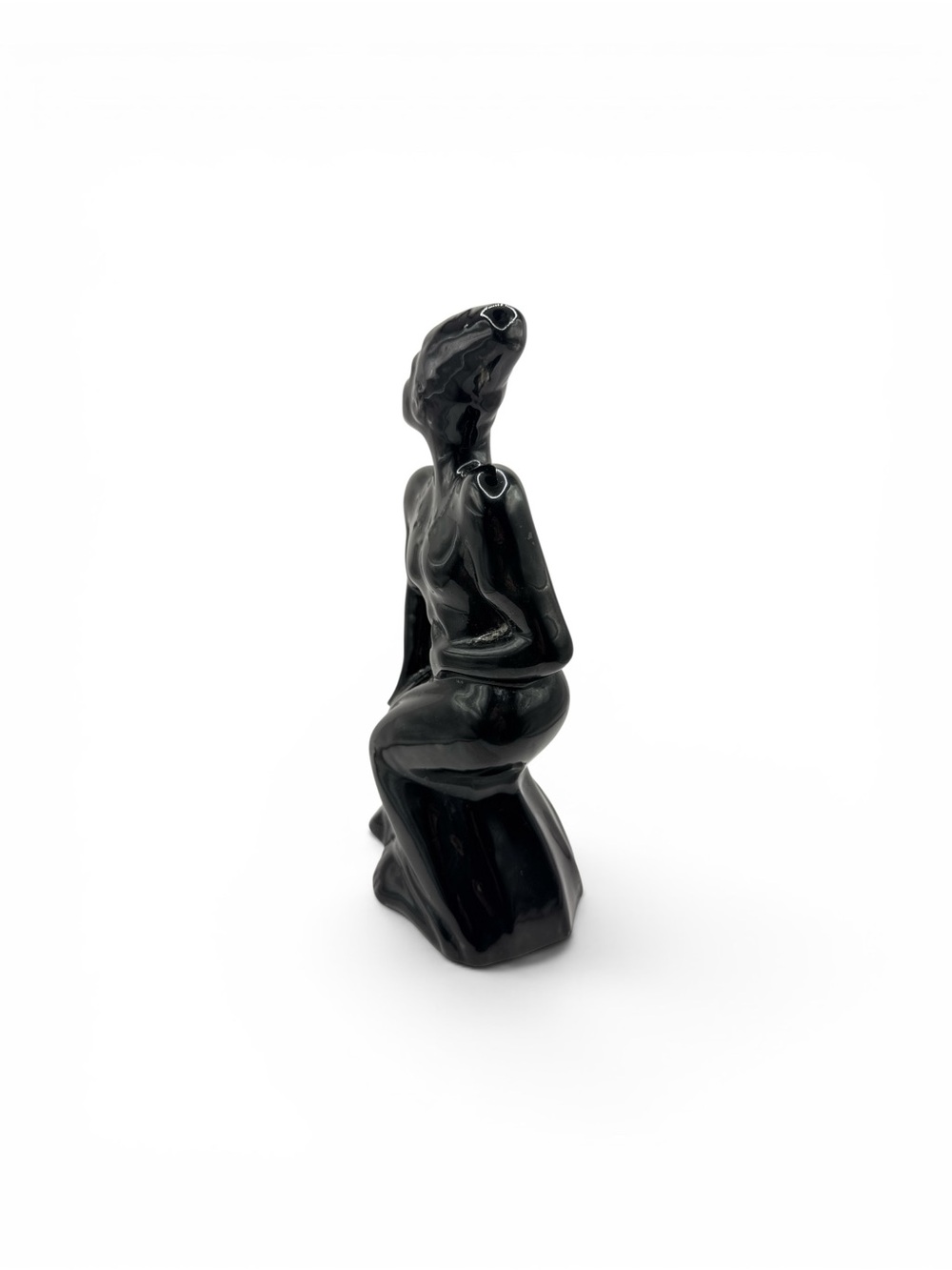 Vintage 1960s 1970s Mid Century Blackmoor Black America Porcelain Figurine 10.5” - Picture 4 of 8